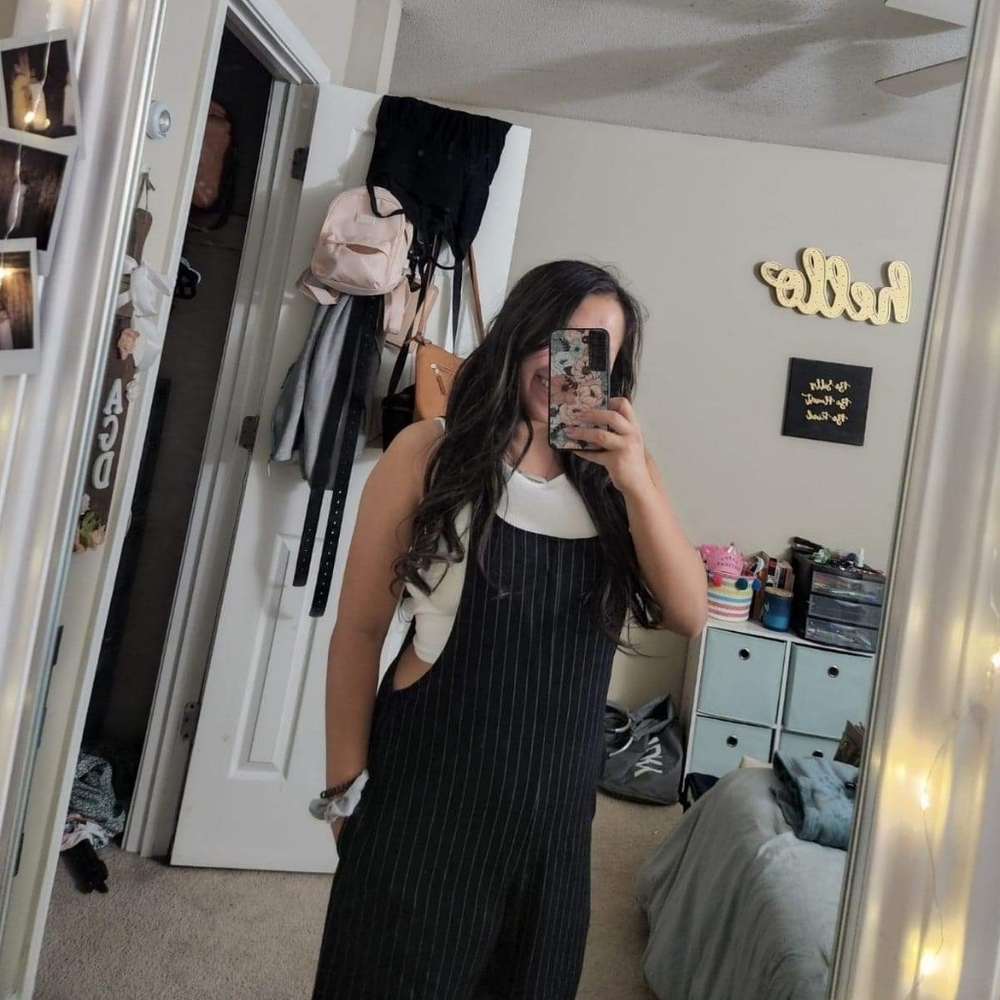 Stripe Jumpsuit